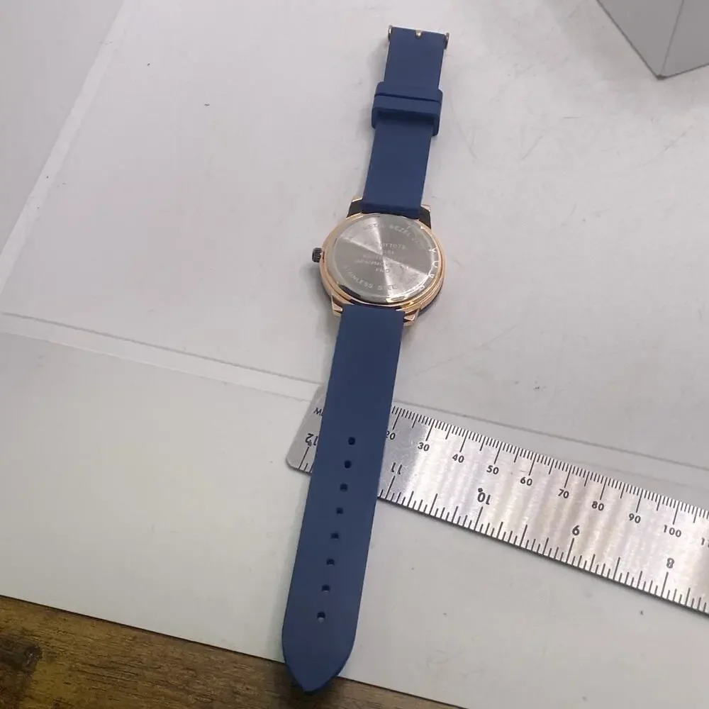 Womens Colorful Rubber Quartz Fashion Watch Works New Battery